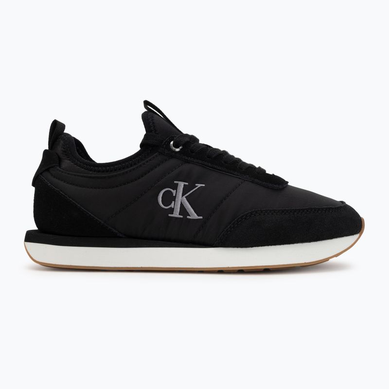 Взуття жіноче Calvin Klein YW0YW02060 Retro Runner Sock Laceup Mix Mat black/gyn metal/gum 2
