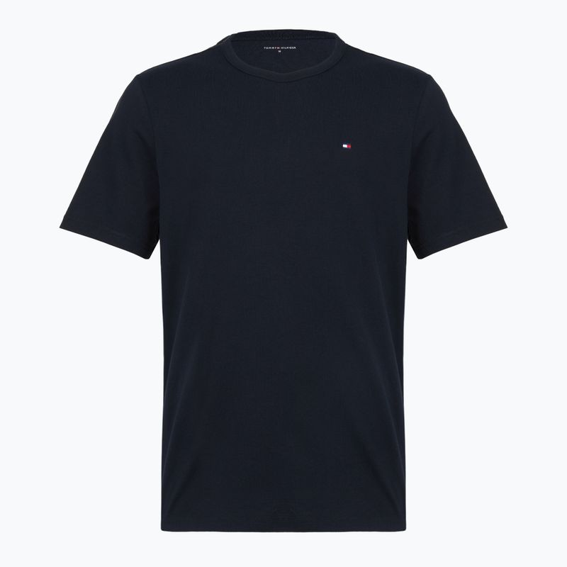 Футболка чоловіча Tommy Hilfiger Cotton Short 3 pack navy blue/utility sage/white 4