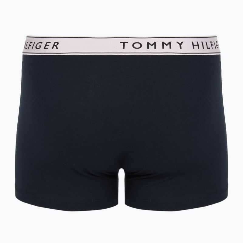 Труси Tommy Hilfiger Trunk WB 3 пари purple pink/antique silverer/aegean sea 2
