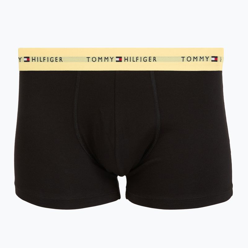 Боксерки чоловічі Tommy Hilfiger Trunk WB 3 pairs black/citronella/woodridge 2