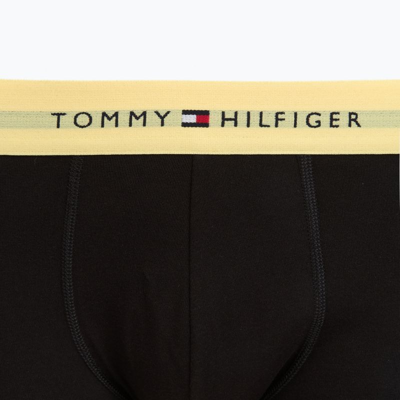 Боксерки чоловічі Tommy Hilfiger Trunk WB 3 pairs black/citronella/woodridge 6