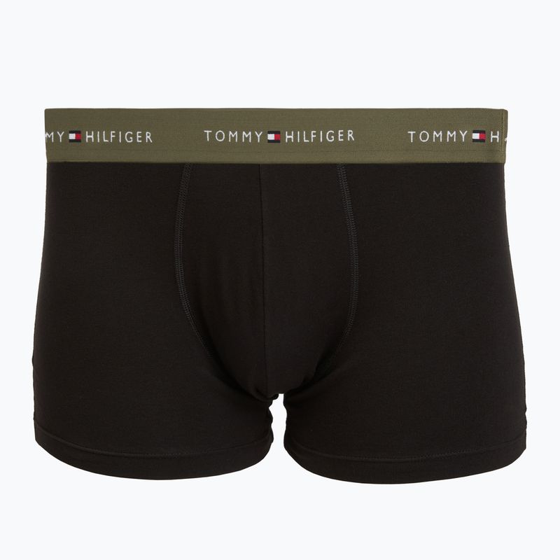 Боксерки чоловічі Tommy Hilfiger Trunk WB 3 pairs army green/wdg blue/ptch blue 3