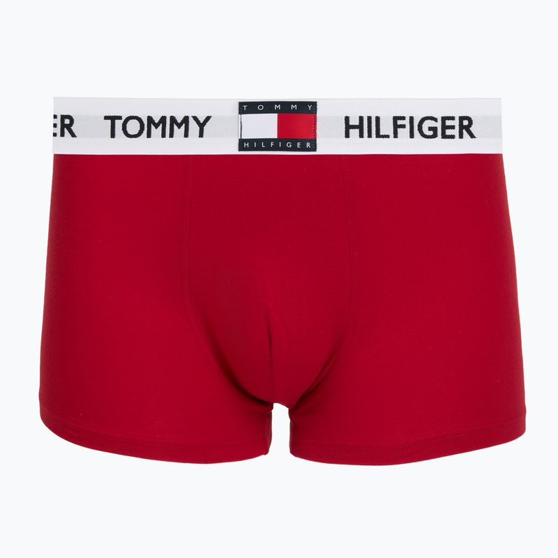 Боксерки чоловічі Tommy Hilfiger Trunk medium red/white/navy blue 3