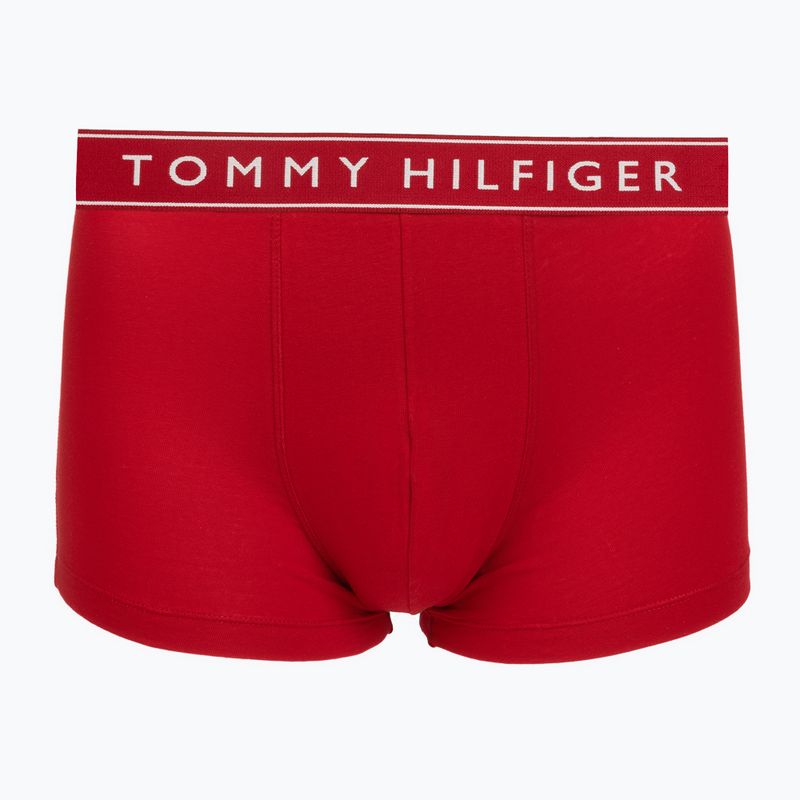 Боксерки чоловічі Tommy Hilfiger Trunk Dtm white/medium red/navy blue 3