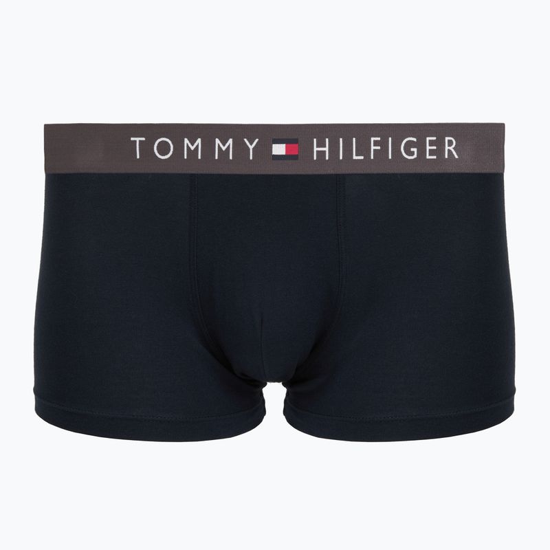 Боксерки чоловічі Tommy Hilfiger Trunk WB 3 pairs dark ash/brzy blue/rouge 3