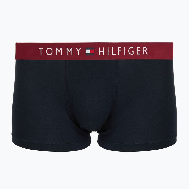 Боксерки чоловічі Tommy Hilfiger Trunk WB 3 pairs dark ash/brzy blue/rouge 4