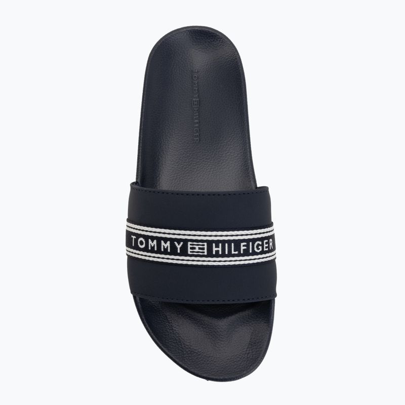 Шльопанці жіночі Tommy Hilfiger Webbing Pool space blue 5