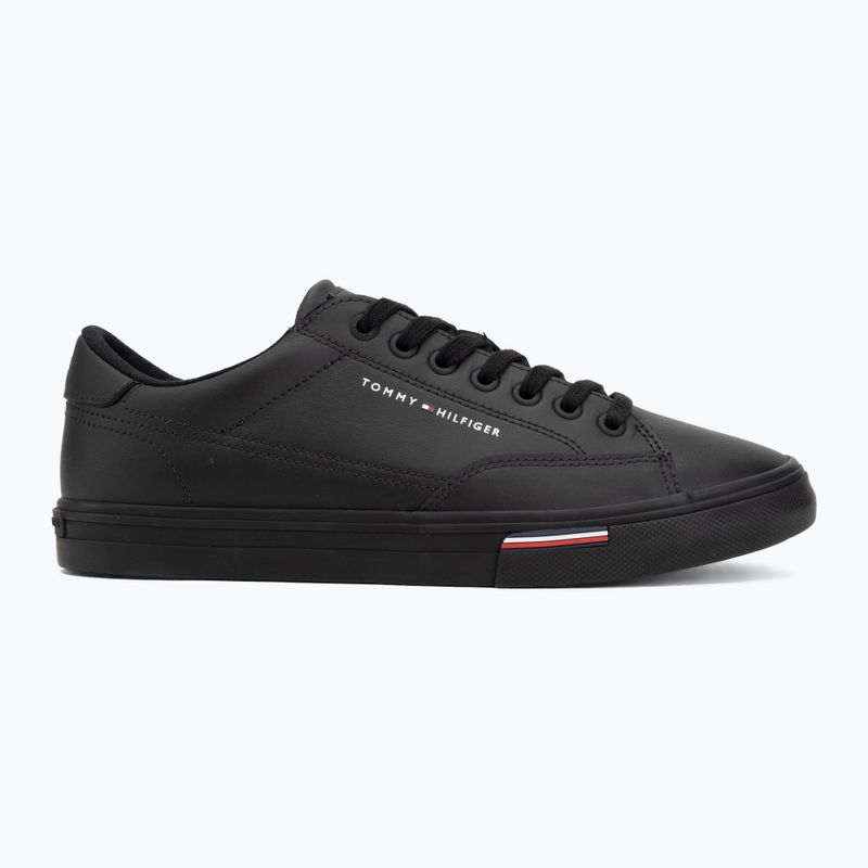Кеди чоловічі Tommy Hilfiger Vulc Core RBW Long Lace Leather black 2