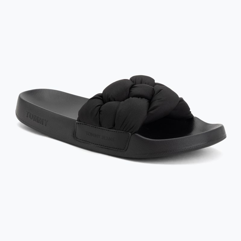 Шльопанці жіночі Tommy Jeans Braided black