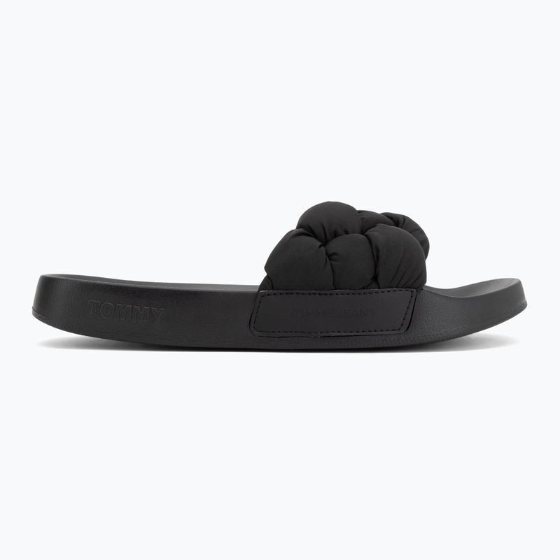 Шльопанці жіночі Tommy Jeans Braided black 2