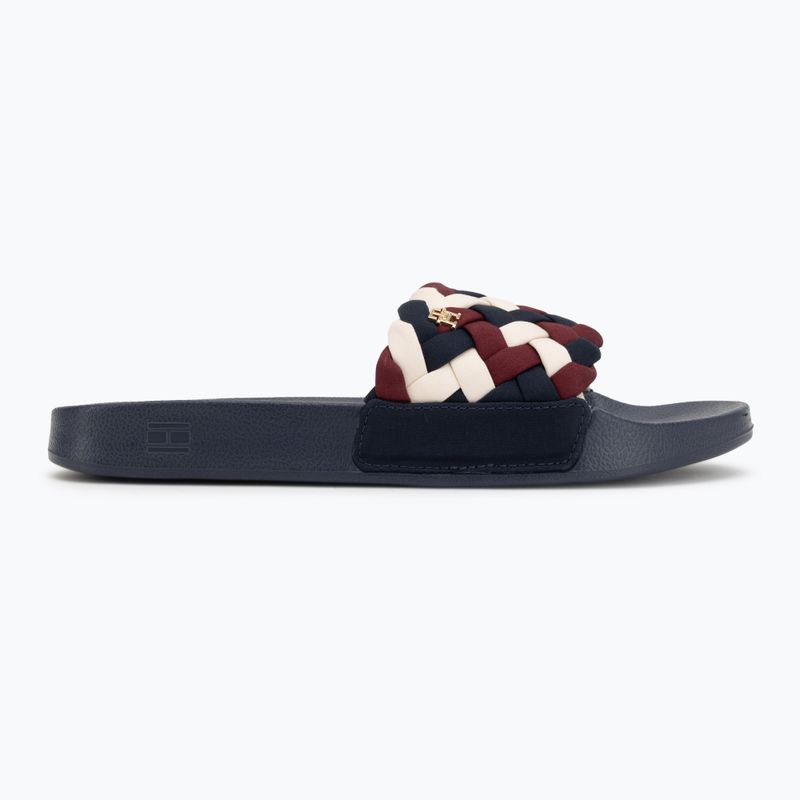 Шльопанці жіночі Tommy Hilfiger Braided Pool rwb 2