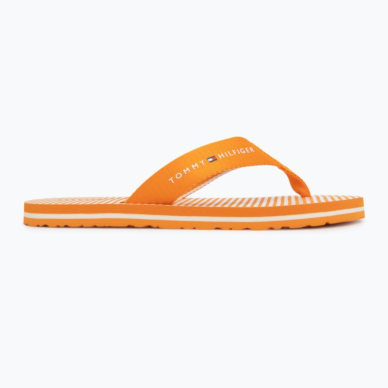 В'єтнамки жіночі Tommy Hilfiger Ithaca Stripe Summer orange hype 2