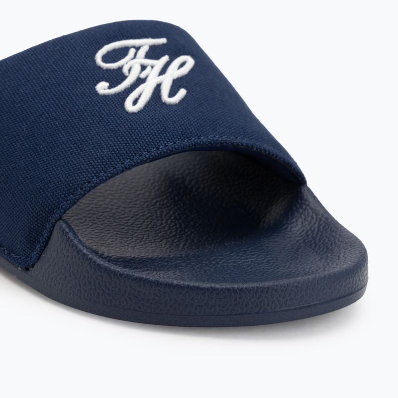 Шльопанці жіночі Tommy Hilfiger Script Pool preppy navy 7