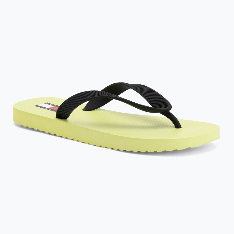 В'єтнамки жіночі Tommy Jeans Logo Summer lime essence/black