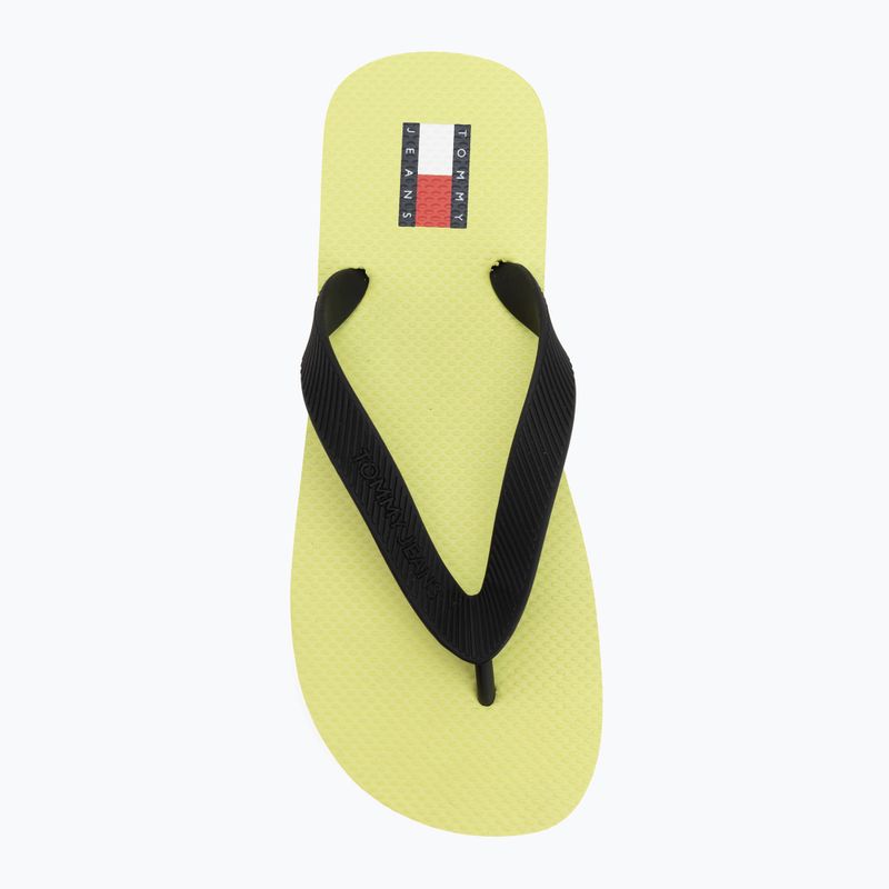 В'єтнамки жіночі Tommy Jeans Logo Summer lime essence/black 5