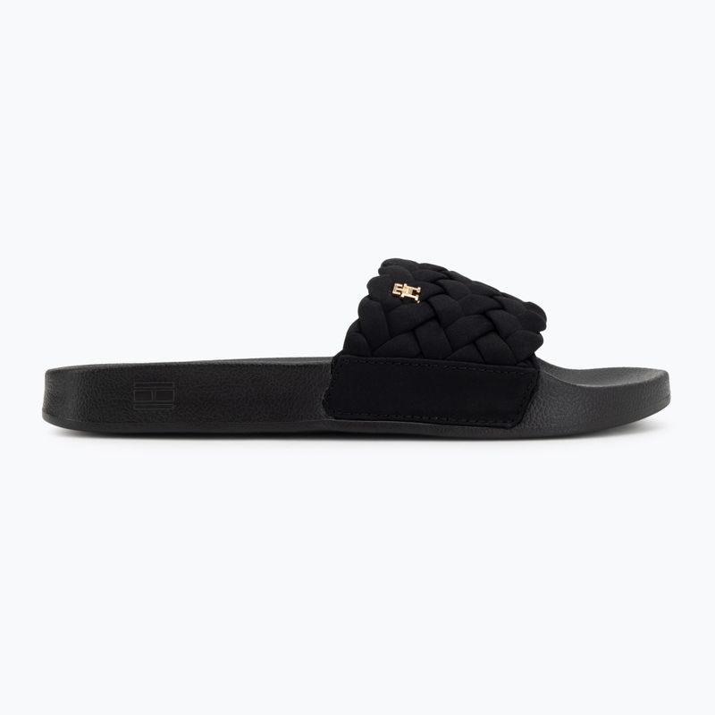 Шльопанці жіночі Tommy Hilfiger Braided Pool black 2