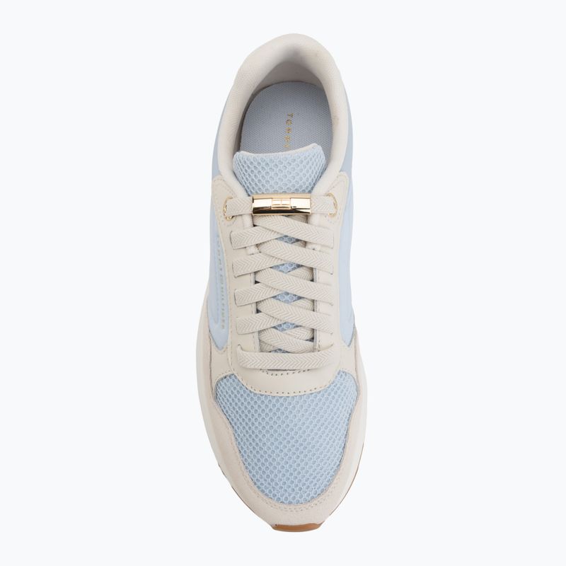 Кросівки жіночі Tommy Hilfiger Chic Eva Runner Mesh breezy blue/soft cream 5