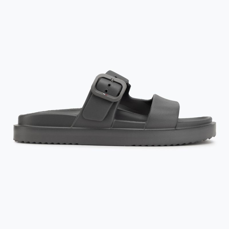 Шльопанці жіночі Tommy Hilfiger Double Strap Sandal Pearl dark grey pearlized 2