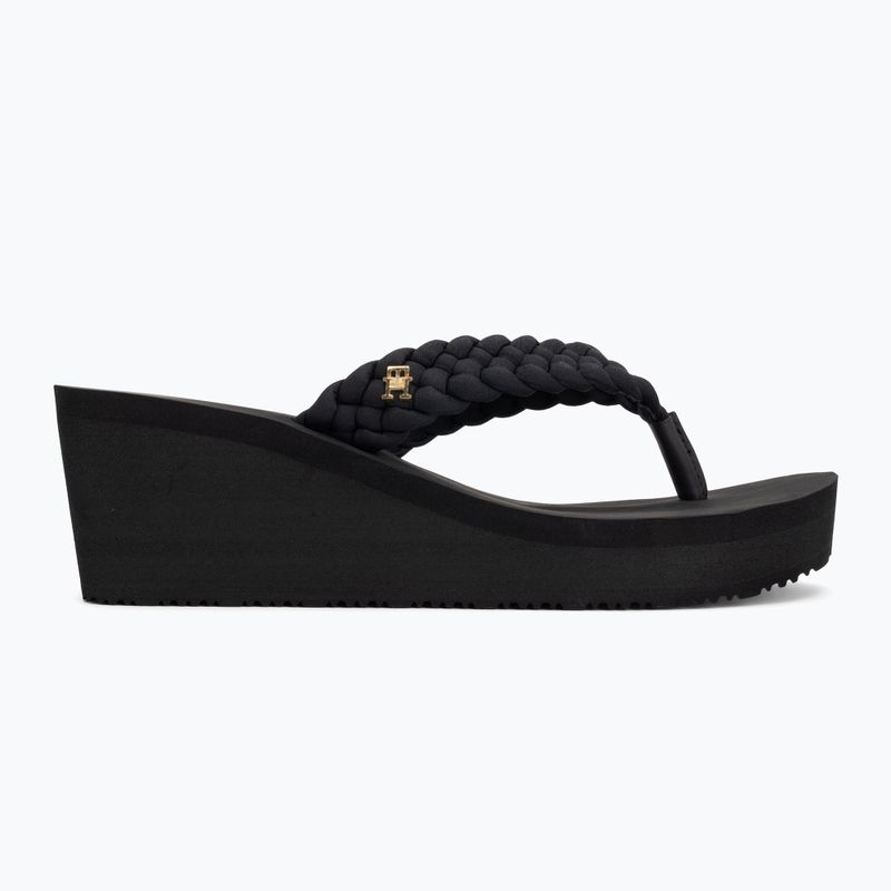 В'єтнамки жіночі Tommy Hilfiger Wedge Braided Summer Sandal black 2
