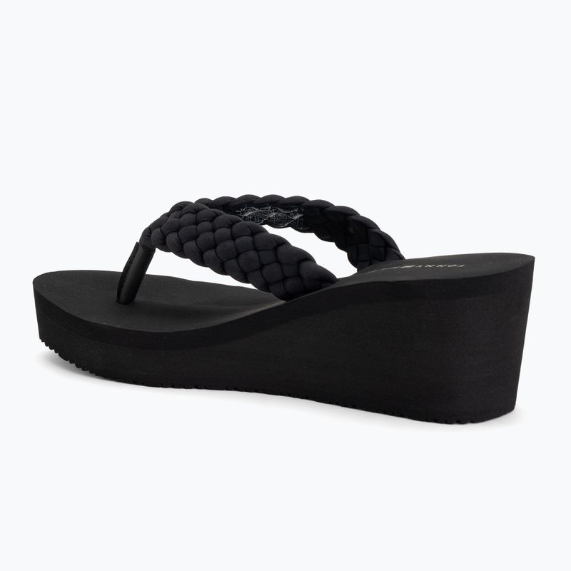 В'єтнамки жіночі Tommy Hilfiger Wedge Braided Summer Sandal black 3