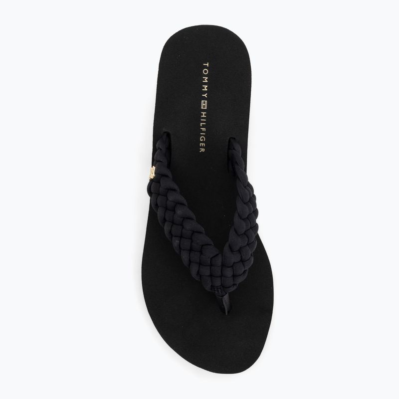 В'єтнамки жіночі Tommy Hilfiger Wedge Braided Summer Sandal black 5