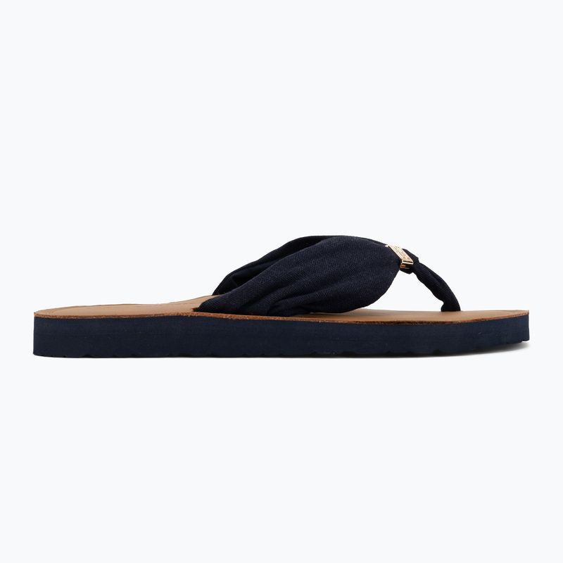 В'єтнамки жіночі Tommy Hilfiger Footbed Summer Sandal Leather space blue 2