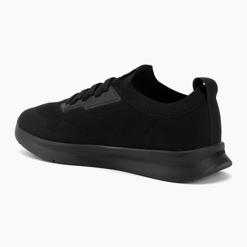 Кросівки чоловічі Tommy Hilfiger Lightweight Knitted Runner black 3