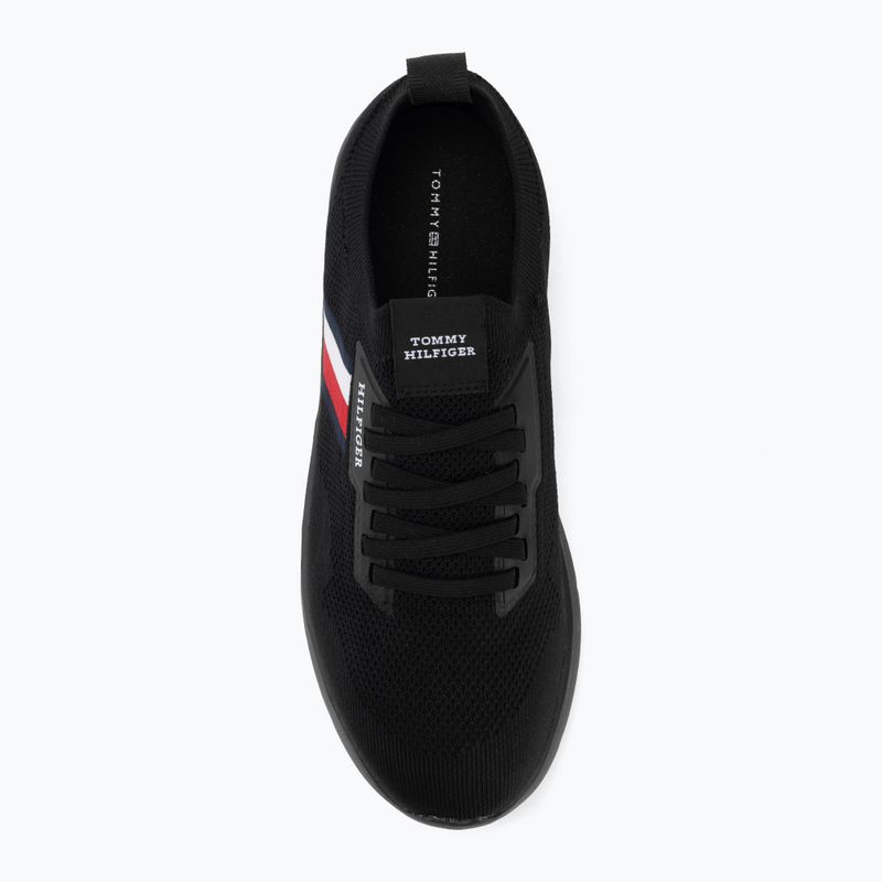 Кросівки чоловічі Tommy Hilfiger Lightweight Knitted Runner black 5