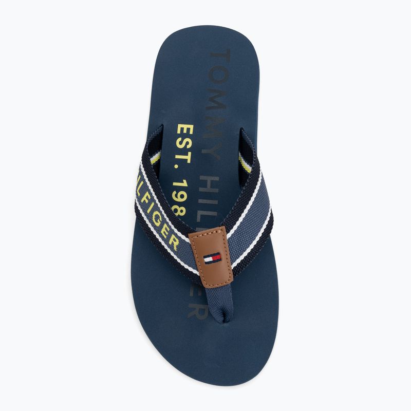В'єтнамки чоловічі Tommy Hilfiger Sporty aegean sea 5
