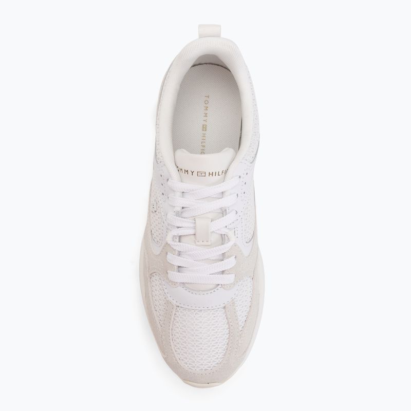 Кросівки жіночі Tommy Hilfiger Mix Material Runner white/ecru 5