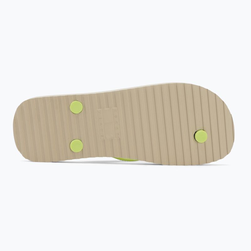В'єтнамки жіночі Tommy Jeans Logo Summer white clay/lime essence 4
