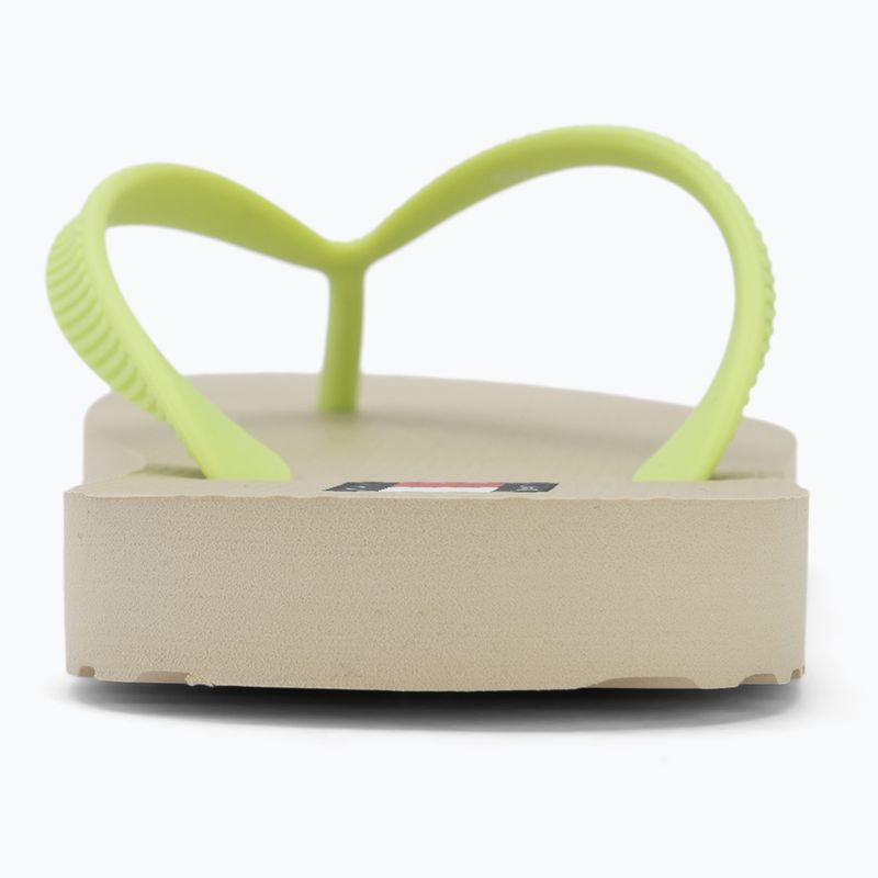 В'єтнамки жіночі Tommy Jeans Logo Summer white clay/lime essence 6