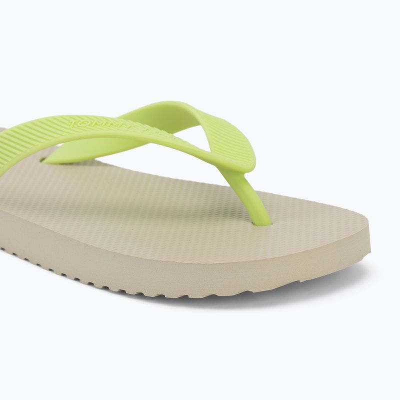 В'єтнамки жіночі Tommy Jeans Logo Summer white clay/lime essence 7