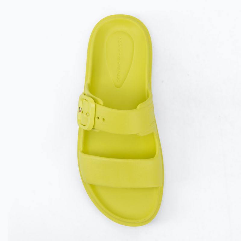Шльопанці жіночі Tommy Hilfiger Light Double Strap lime zing 5