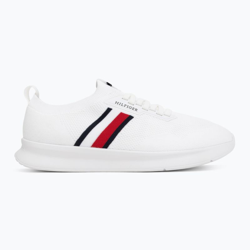 Кросівки чоловічі Tommy Hilfiger Lightweight Knitted Runner white 2