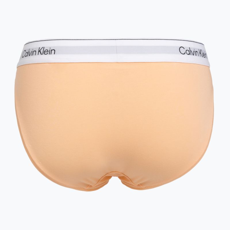 Труси жіночі Calvin Klein LV00QF8520 Bikini peach bliss 2