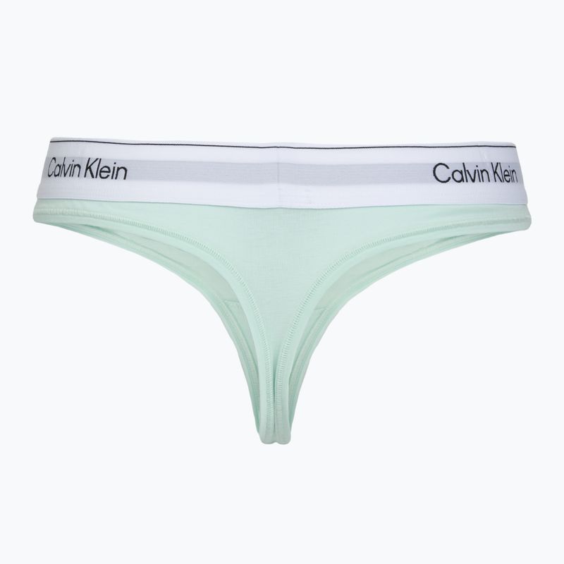 Стрінги жіночі Calvin Klein LV00QF8518 Thong feel the mint 2