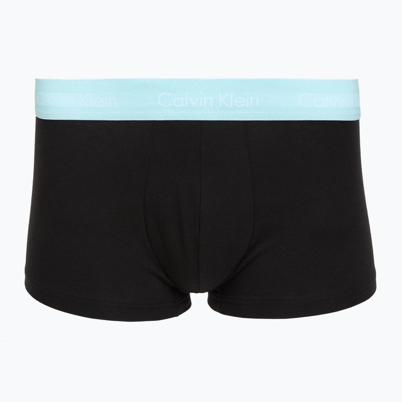 Труси Calvin Klein LV00NB4412 Low Rise Trunk 5 пар black w plume wb/black w misty sage wb 2