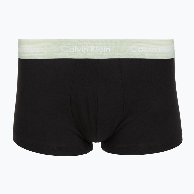 Труси Calvin Klein LV00NB4412 Low Rise Trunk 5 пар black w plume wb/black w misty sage wb 3