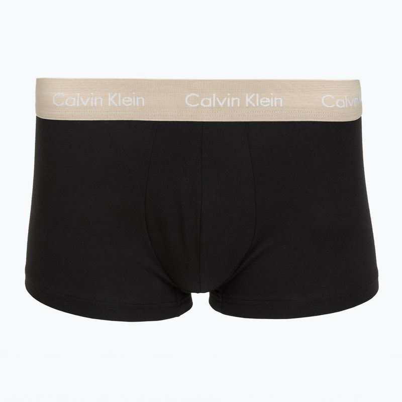 Труси Calvin Klein LV00NB4412 Low Rise Trunk 5 пар black w plume wb/black w misty sage wb 4