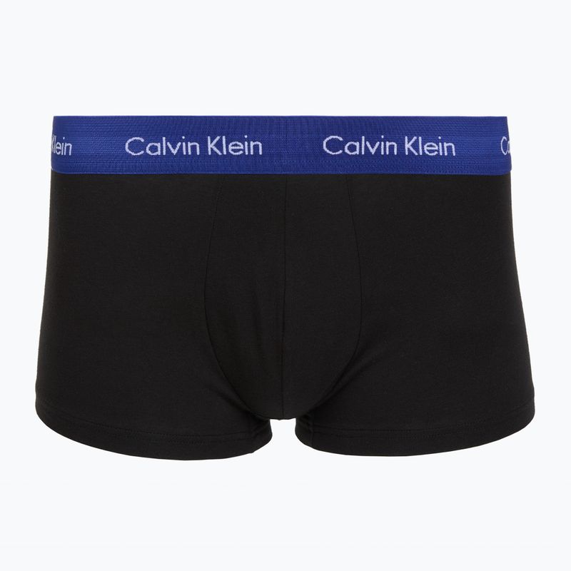 Труси Calvin Klein LV00NB4412 Low Rise Trunk 5 пар black w plume wb/black w misty sage wb 5