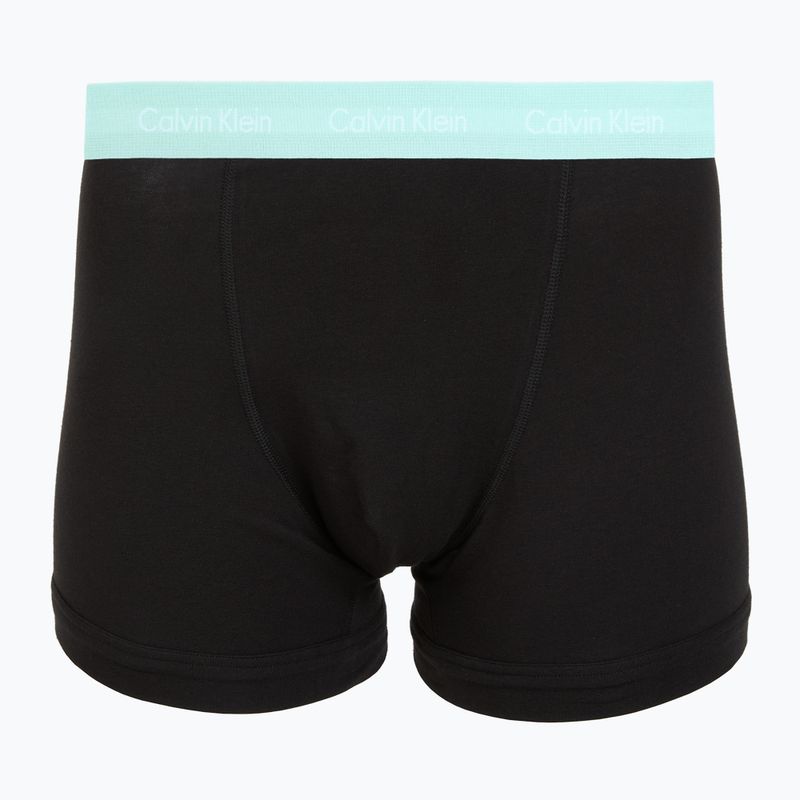 Труси чоловічі Calvin Klein 0000U2662G Trunk 3 пари black w plume wb/black w misty sag 2