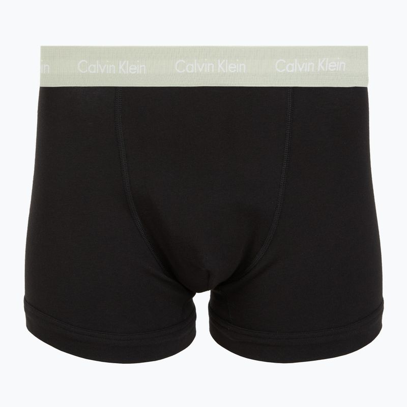 Труси чоловічі Calvin Klein 0000U2662G Trunk 3 пари black w plume wb/black w misty sag 3