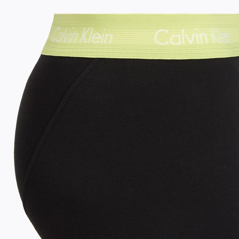 Труси чоловічі Calvin Klein 0000U2662G Trunk 3 пари black w green bloom wb/black w da 4