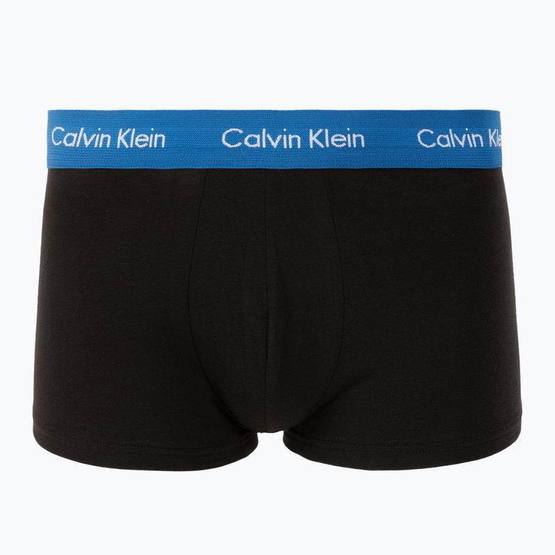 Труси Calvin Klein 0000U2664G Low Rise Trunk 3 пари black/classic blue/black 2