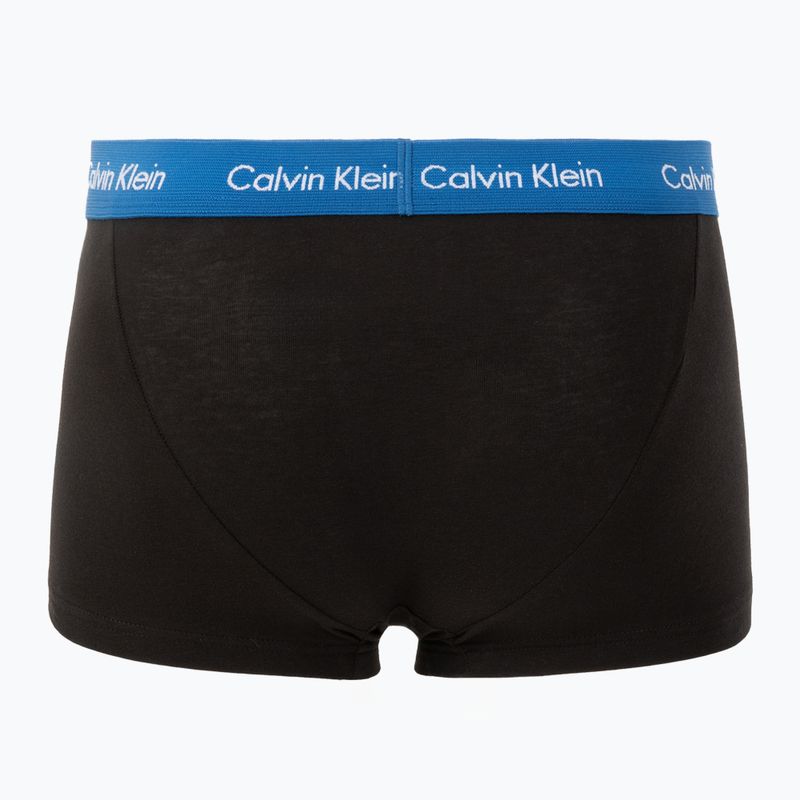Труси Calvin Klein 0000U2664G Low Rise Trunk 3 пари black/classic blue/black 3