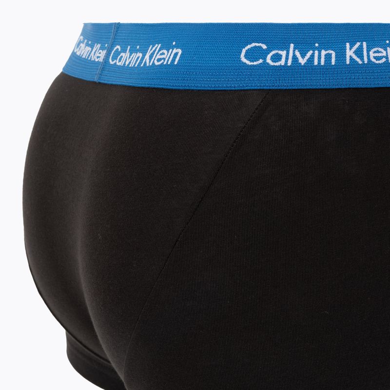 Труси Calvin Klein 0000U2664G Low Rise Trunk 3 пари black/classic blue/black 4