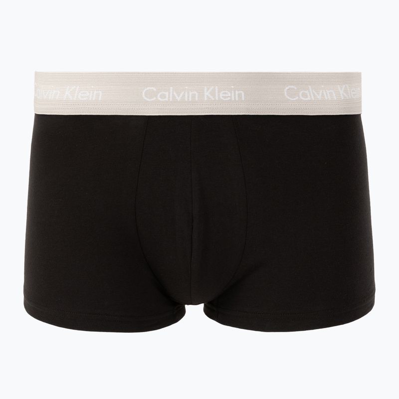 Труси Calvin Klein 0000U2664G Low Rise Trunk 3 пари black/classic blue/black 5