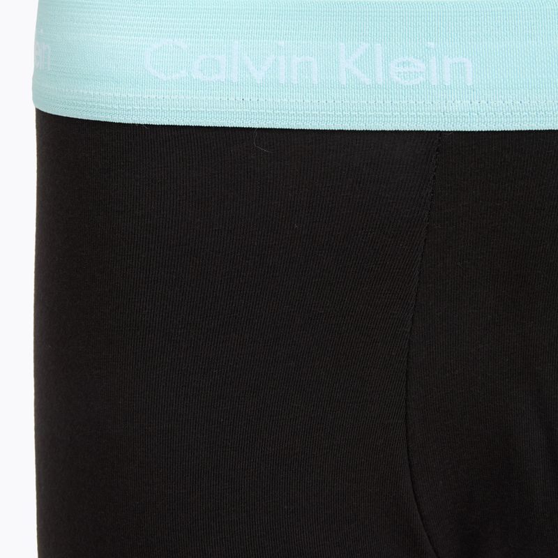Боксерки чоловічі Calvin Klein 0000U2664G Low Rise Trunk 3 pairs black in plume wb/ black in misty sag 4
