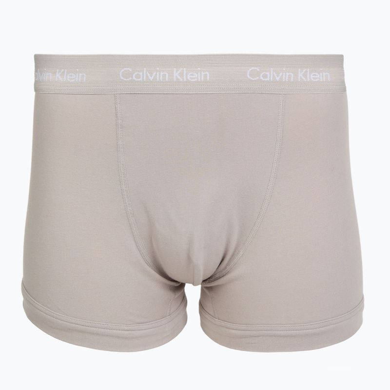 Труси чоловічі Calvin Klein 0000U2662G Trunk 3 пари classic blue/porpoise/black 2